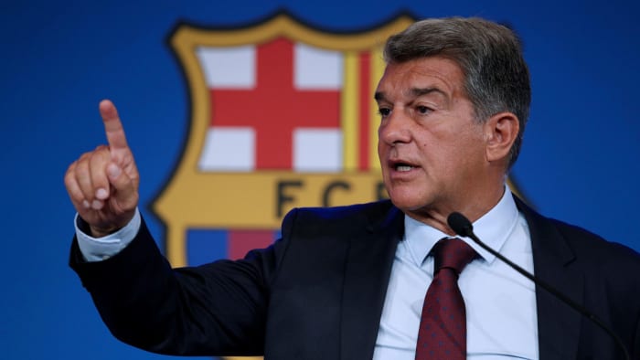 Barcelona president Joan Laporta